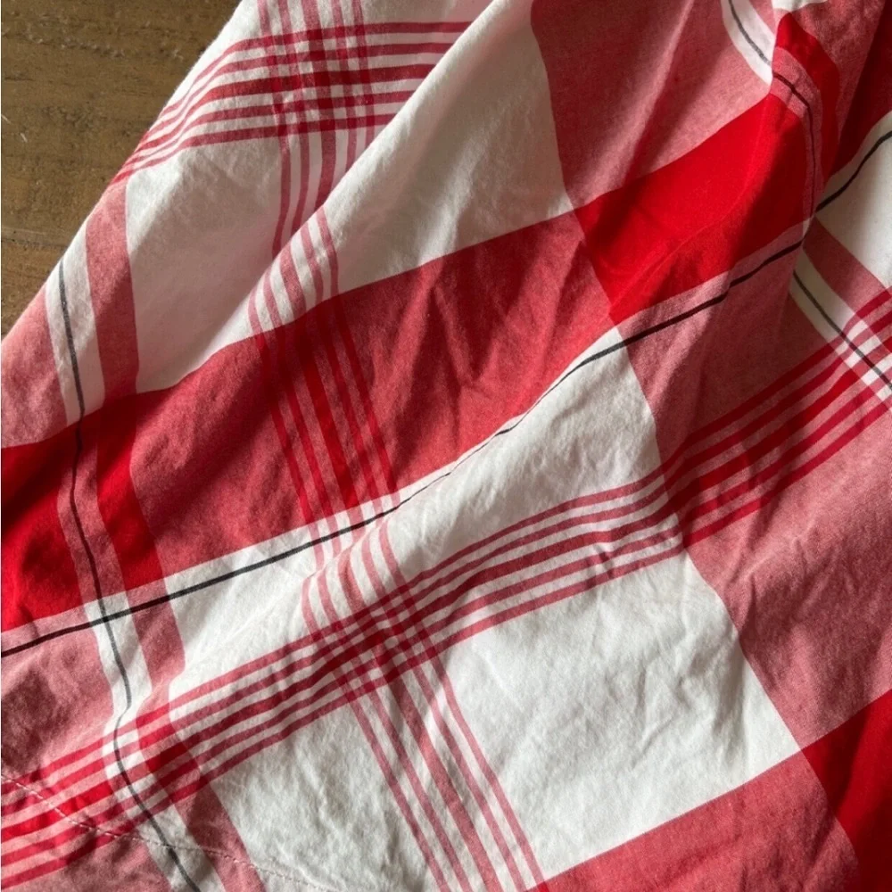 Janie and jack red picnic plaid dress